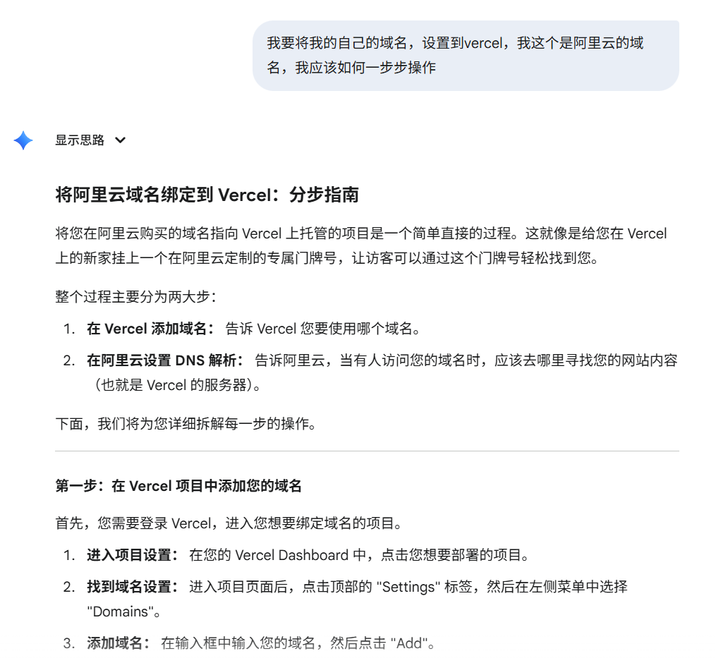 自定义域名