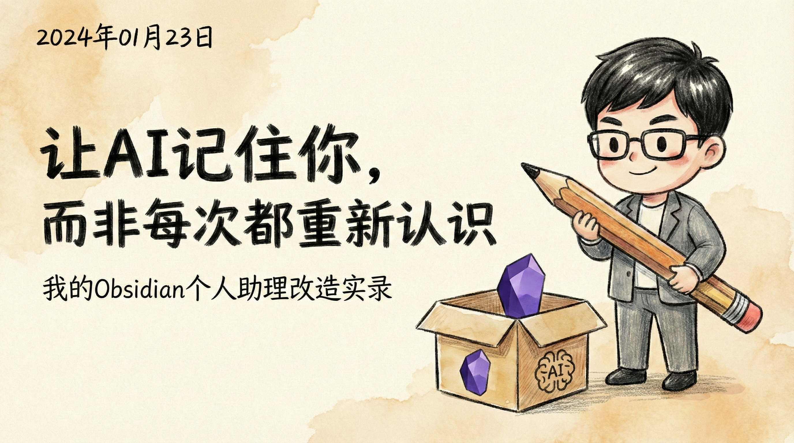 让AI记住你,而非每次都重新认识—我的Obsidian个人助理改造实录